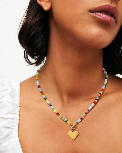 ARZASGO عقد من حجر السج الحجر الطبيعي قلادة السداسية تميمة محظوظ الحب كريستال قلادة مع الحبل القطن المنسوج للرجال والنساء in Kuwait