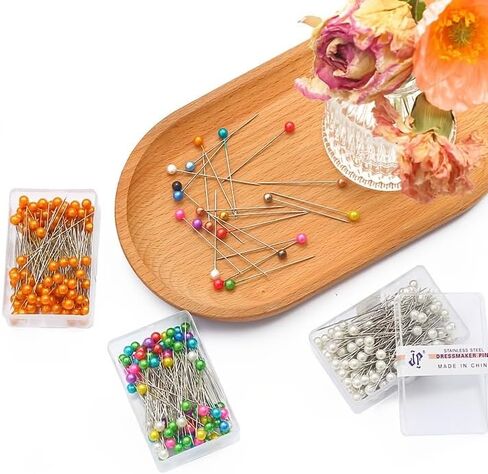 100PC 1.6-inch ized Ball Head Sewing Pins for Fabric, Ideal for DIY Sewing and Crafts, Colorful in Saudi Arabia