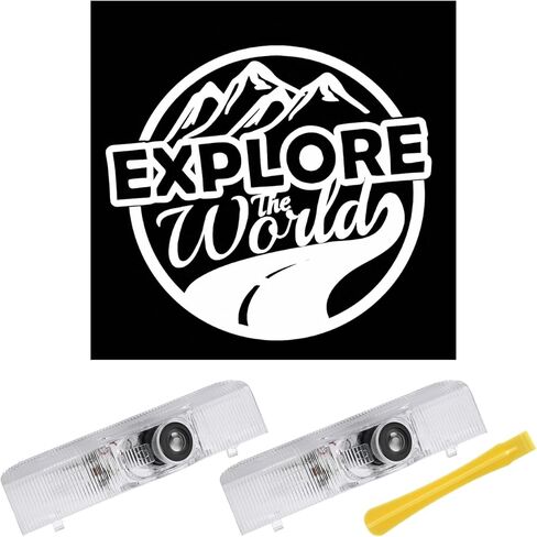 No Fade Car Door Lights Logo Compatible with Nissan, LED Welcome Lights Accessories for Altima Maxima Armada Titan Quest Pathfinder TERRA in Saudi Arabia