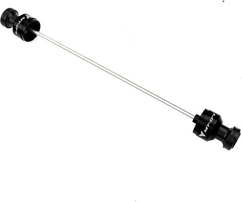 متوافق مع MT07 MT 07 MT-07 FZ07 2014-2024 2025 2026 دراجة نارية محور العجلة الخلفية تحطم حامي Swingarm بكرات المنزلق حامل مسامير الملحقات (أسود) in Kuwait