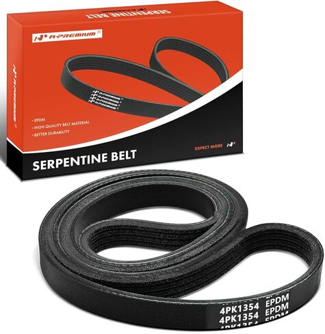 A-Premium Engine Serpentine Drive Belt Compatible with Ford F-150 F150 2014-2017 5.0L, Transit Connect 2019-2023 2.0L, Effective Length 53.307 inch in Saudi Arabia