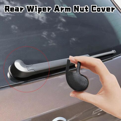 1PCS 4G9955205 Rear Windshield Wiper Arm Nut Cover Replacement, Suitable for Audi A1, A3, 8V, A4, B8, B9, A6, C6, C7, Avant, Q3, Q5, Q7, 4L SUV in Saudi Arabia