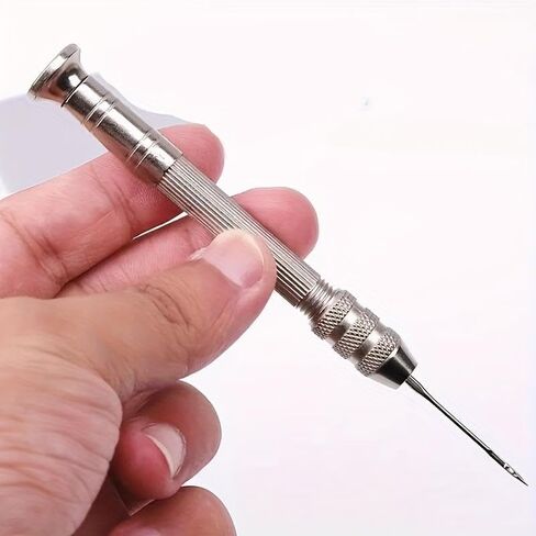 مجموعة أدوات إصلاح الأحذية والجلديات مكونة من 5 قطع مع إبر قابلة للاستبدال لمشاريع الأعمال اليدوية in Saudi Arabia