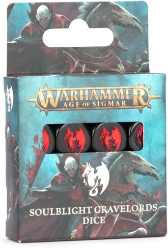 ورشة الألعاب - Warhammer - Age of Sigmar - مجموعة نرد Soulblight Gravelords (إصدار 2025) in Kuwait