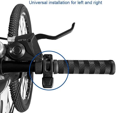 Ebike Thumb Throttle، 12V 24V 36V 48V 60V 72V 3 Pin SM Plug Ebike Throttle for 22mm المقاود، 300X مسرع السرعة اليسرى واليمنى، استبدال مقود السكوتر الكهربائي للدراجات البخارية الإلكترونية in Kuwait