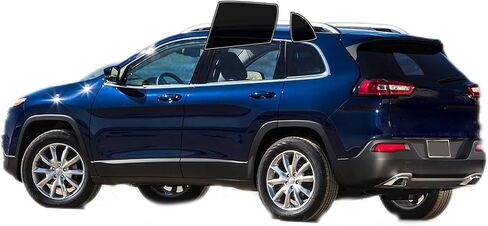 AUTOTEK Precut Windows Tint Film All Sides Cars Sun Blocking Protection Privacy Anti Shatter Glass 2 Ply Film Any Tint Shade kit for Jeep Cherokee 4 Door 2014-2018 in Saudi Arabia