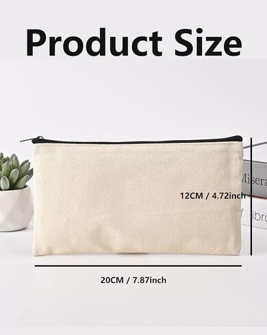 Colorful Zipper Canvas Pencil Case Set of 5, Pencil Holder, Ideal for Stationery & Travel in Saudi Arabia