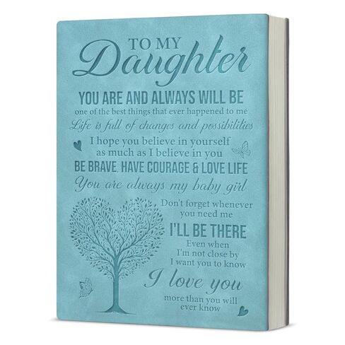 Daughter Gifts Notebook Writing Journal Gifts for Daughters Birthday Graduation Christmas-Purple in Saudi Arabia