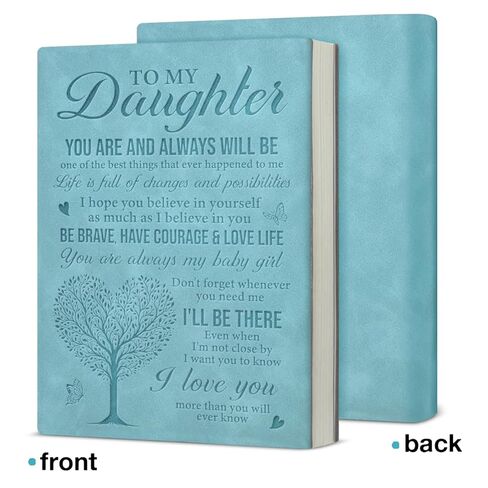 Daughter Gifts Notebook Writing Journal Gifts for Daughters Birthday Graduation Christmas-Purple in Saudi Arabia