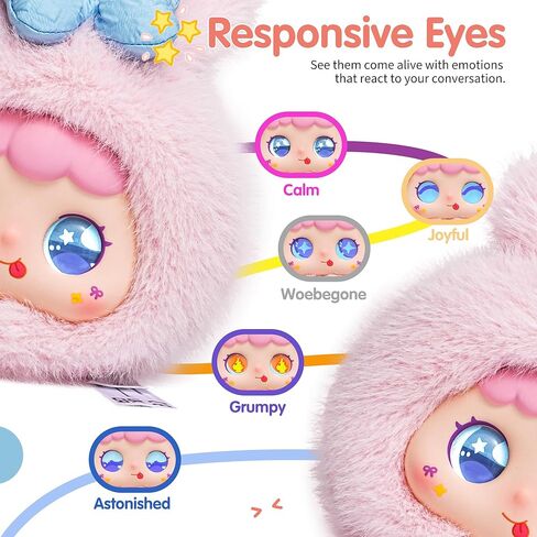 AI Smart Stuffed Animal with ChatGPT - Multilingual Emotional AI Companion Plush Toy, Interactive Learning Assistant & Memory Trainer for Kids 3+, Parental Control App with Chat Summary in Saudi Arabia