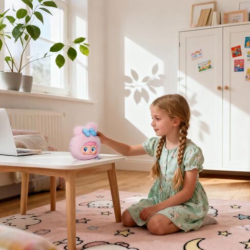 AI Smart Stuffed Animal with ChatGPT - Multilingual Emotional AI Companion Plush Toy, Interactive Learning Assistant & Memory Trainer for Kids 3+, Parental Control App with Chat Summary in Saudi Arabia