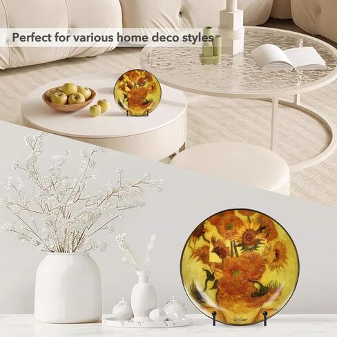 3 Inch Mini Metal Display Easels, 2 Pack Tabletop Stands | For Wreath, Picture & Decorative Plate Holder in Saudi Arabia