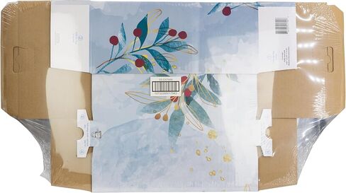 Decorative Shipping Boxes Christmas Decorated Gift Boxes For Mailing Holiday Gifts & Christmas Presents, 6 Pack of Holiday Shipping Boxes, Multiple Sizes Designs, Holly and Gold, Medium in Saudi Arabia