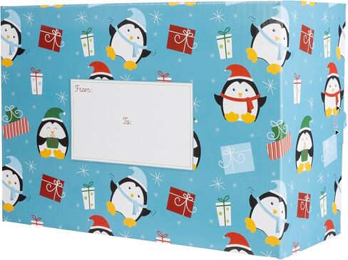 Decorative Shipping Boxes Christmas Decorated Gift Boxes For Mailing Holiday Gifts & Christmas Presents, 6 Pack of Holiday Shipping Boxes, Multiple Sizes Designs, Holly and Gold, Medium in Saudi Arabia