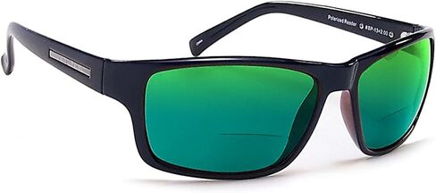 Coyote Eyewear BP-13 Polarized Reader Sunglasses (2.00), Black in Saudi Arabia