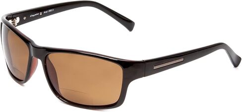 Coyote Eyewear BP-13 Polarized Reader Sunglasses (2.00), Black in Saudi Arabia