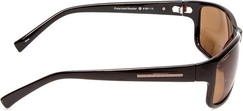 Coyote Eyewear BP-13 Polarized Reader Sunglasses (2.00), Black in Saudi Arabia