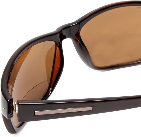 Coyote Eyewear BP-13 Polarized Reader Sunglasses (2.00), Black in Saudi Arabia