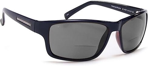 Coyote Eyewear BP-13 Polarized Reader Sunglasses (2.00), Black in Saudi Arabia