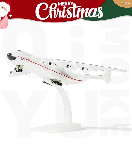 نموذج طائرة 1/400 AN-225 مع حصيرة مطار مطاطية و5 سيارات صغيرة، مجموعة نماذج طائرة أنتونوف 225 مريا معدنية مصبوبة لتزيين الطائرات العسكرية للبالغين أو هدية (حصيرة: 25 × 35 سم) in Kuwait