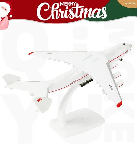 نموذج طائرة 1/400 AN-225 مع حصيرة مطار مطاطية و5 سيارات صغيرة، مجموعة نماذج طائرة أنتونوف 225 مريا معدنية مصبوبة لتزيين الطائرات العسكرية للبالغين أو هدية (حصيرة: 25 × 35 سم) in Kuwait
