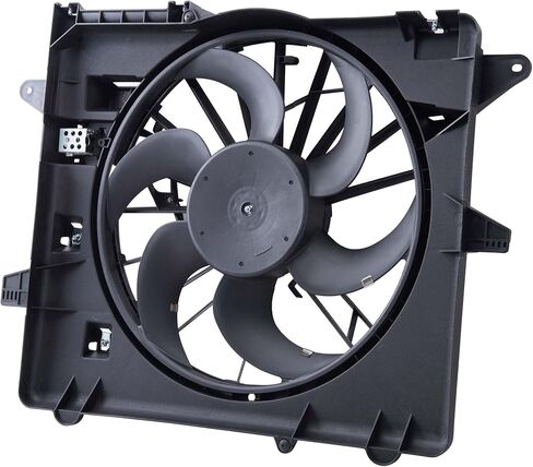 Brock Replacement Cooling Fan Motor Assembly Compatible with Mustang DR3Z 8C607 B, Standard OE in Saudi Arabia
