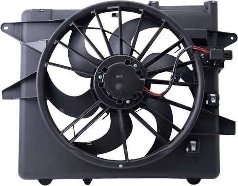 Brock Replacement Cooling Fan Motor Assembly Compatible with Mustang DR3Z 8C607 B, Standard OE in Saudi Arabia