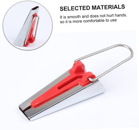 Homoyoyo 2pcs Bias Tape Maker Kit Red Fabric Sewing and Quilting Tool for Creating Bias Binding Easy to Use Saving for Projects and Crafts in Saudi Arabia