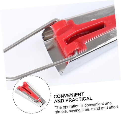 Homoyoyo 2pcs Bias Tape Maker Kit Red Fabric Sewing and Quilting Tool for Creating Bias Binding Easy to Use Saving for Projects and Crafts in Saudi Arabia
