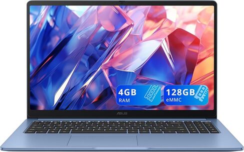 2019 Newest Asus Chromebook 15.6" Full HD Touchscreen 1080p, Intel N4200 Quad-Core Processor 2.5GHz, 4GB RAM, 64GB Storage, Brushed Aluminum Chassis in Saudi Arabia