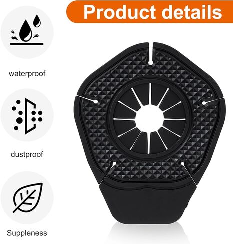 2 Pcs Car Wiper Arm Hole Protector Cover, Silicone Front Wiper Protective Guards Universal Windshield Wipers Hole Dustproof Pad for Most Cars SUVs and Trucks in Saudi Arabia