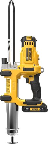 DEWALT Grease Gun 20V MAX, 10,000 PSI Variable 2-Speed Cordless Grease Gun, Oil Resistant Battery and Charger Included, 47 Inch Hose, LED Light and Kit Box (DCGG581GD1) in Saudi Arabia