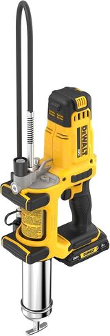 DEWALT Grease Gun 20V MAX, 10,000 PSI Variable 2-Speed Cordless Grease Gun, Oil Resistant Battery and Charger Included, 47 Inch Hose, LED Light and Kit Box (DCGG581GD1) in Saudi Arabia