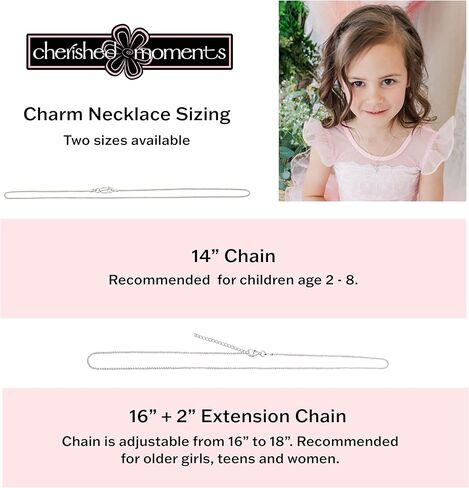 Girl's Sterling Silver Classic Cross Necklace for Kids, Teens or Women, Religious Gift for Baptism, First Communion and Confirmation in Saudi Arabia