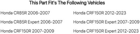Tusk Front Motorcycle Steel Braided Brake Line Standard Length Red Compatible with Honda CRF150R 2007-2009, 2012-2026/Honda CRF150R Expert 2007-2009, 2012-2026 in Saudi Arabia