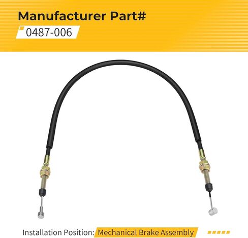 كابل فرامل يد خلفي M MATI لـ Arctic-Cat ATV 400 500 375 1998-2005 B-earcat 454 2x4/4x4 1998 0487-006 in Saudi Arabia
