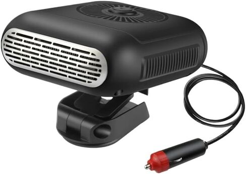 Universal Car Heater Fan 12V 120W 24V 200W Auto Windshield Anti-Fog Electric Heating Dryer Defogging Demister Defroster(12VO) in Saudi Arabia