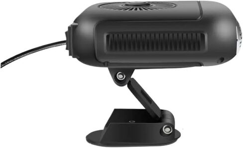 Car Heater Fan 12V 120W / 24V 200W Auto Windshield Anti-Fog Electric Heating Dryer Defogging Demister Defroster Car Supplies(12V 120W) in Saudi Arabia