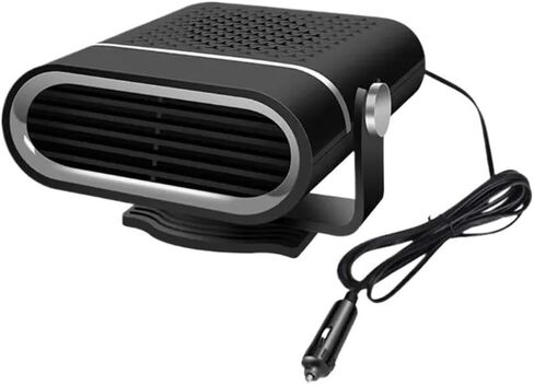 12V/24V Electric Car Heater Fan Fast Heating Window Windshield Defogging Defrosting Heater Non-slip Base Auto Accessories in Saudi Arabia