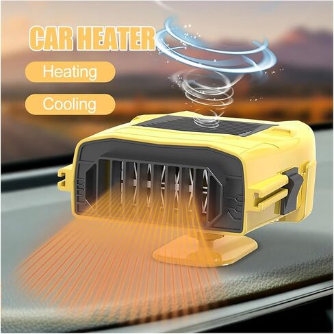 12V Electric Heater Demister Defroster 150W Heating Cooling Fan Portable Space Heater 360 Degree Rotation Automobile Accessories in Saudi Arabia