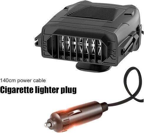 12V Electric Heater Demister Defroster 150W Heating Cooling Fan Portable Space Heater 360 Degree Rotation Automobile Accessories in Saudi Arabia