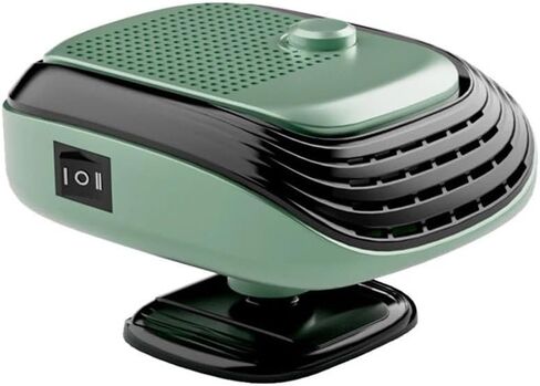 Winter Electric Heater for Car 12V/120W Quick Heating Fan 2-Level Car Interior Warmer Windshield Defroster Demister(White 12V) in Saudi Arabia