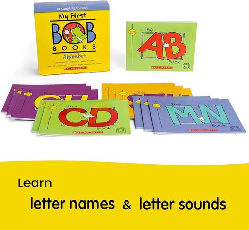 Bob Books Learn to Read Bundle – Stage 1 with 4 Phonics Box Sets, 3 Workbooks, Flashcards for Kindergarten & Pre-K Beginning Readers in Saudi Arabia