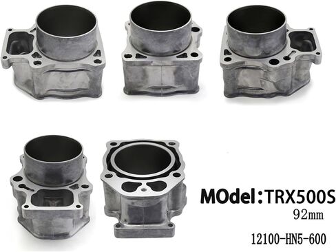TOP IMSLCHR متوافق مع مجموعة مكبس أسطوانة honda TRX500S مع حشوات، متوافق مع 2012-2021 Foreman 500 4x4 Pioneer 500 UTV قطر الأسطوانة 92 مم in Kuwait