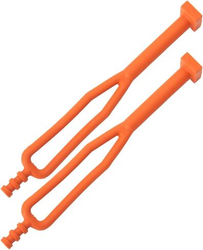Tusk Kickstand Rubber Strap Pair Orange for Husqvarna FX 450 2017-2022 in Saudi Arabia
