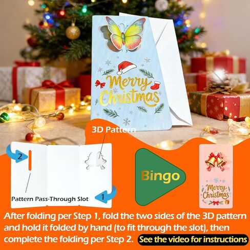 Funny Christmas cards with envelopes,18 PACK Gold Foil pop-up Christmas money holders for cash gift envelopes, 4 assorted design,box of money cards for cash gift holiday,bulk blank xmas card in Saudi Arabia
