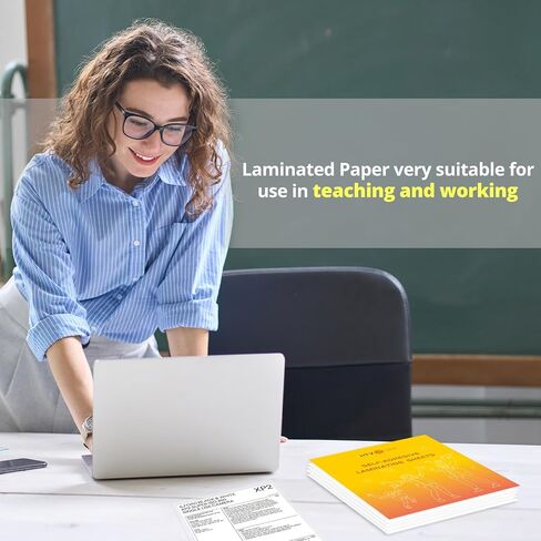 HTVRONT Self-Adhesive Laminating Sheets - 20 Clear Sheets, 9 x 12 Inches, No Machine Needed & 57 Pack Permanent Vinyl in Saudi Arabia