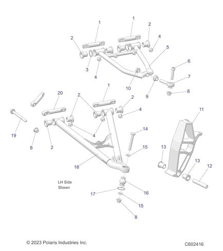 مجموعة المحامل الكروية Polaris Snowmobile، 10 مم، قطعة OEM الأصلية 2204229، الكمية 1 in Kuwait