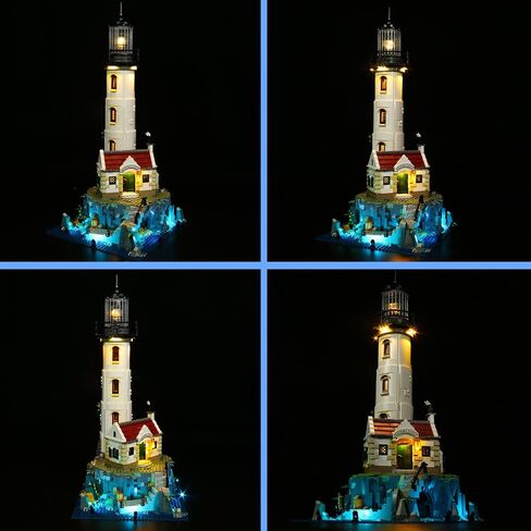 VONADO Led Light Kit Compatible with Lego Motorized Lighthouse 21335(No Model),Decoration Lighting Kit Compatible with Lego 21335 Bricks, Creative DIY Light Kit (Remote-Control Version) in Saudi Arabia