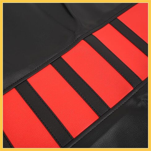 Motorcycle Bike Seat Cover, Soft Non-Slip Striped Seat Covers for Honda CRF150F CRF230F CRF250F CRF250R Universal Dirt Pit Bike Motocross Red in Saudi Arabia